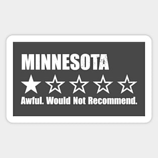 Minnesota One Star Review Magnet